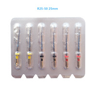 Dental tłokowe niebieskie pliki ciepła R25 25mm odwzajemnienie NITI plik Dental tylko jeden plik stomatologia endodontyczna Endo Instrument 3